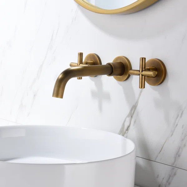 TH8008BG Wall Mounted Bathroom Faucet | Wayfair North America