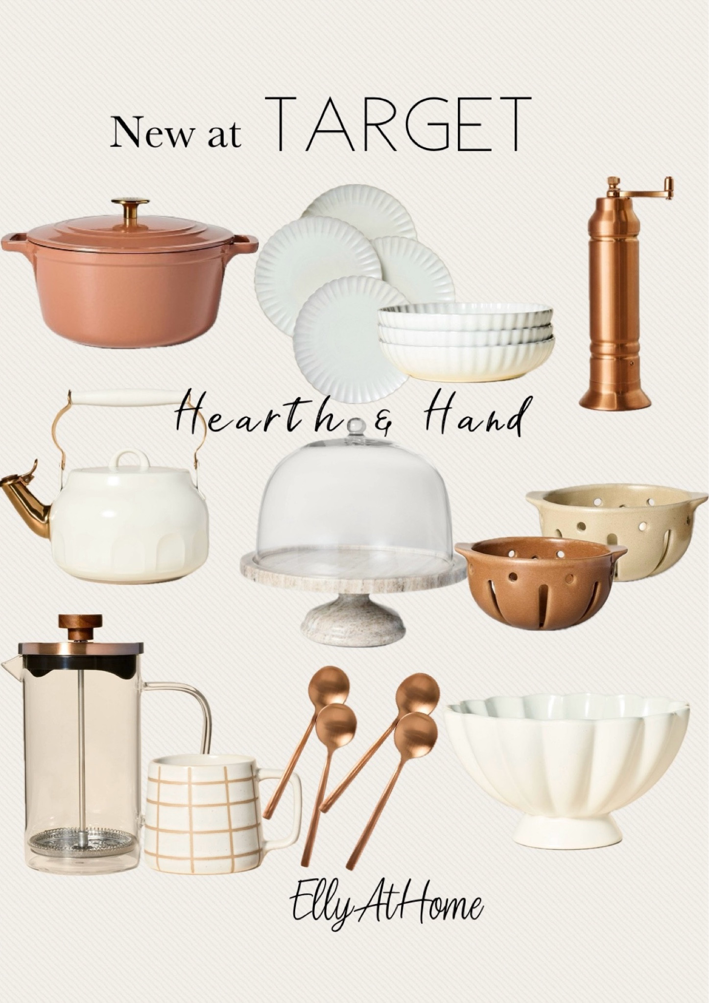 New fall collection from Hearth and Hand at Target. Shop kitchen accessories, plates, bowls, cake stand, teapot, French press, spoons. Shop your favorites soon! Free shipping. 

#LTKStyleTip #LTKFindsUnder50 #LTKHome