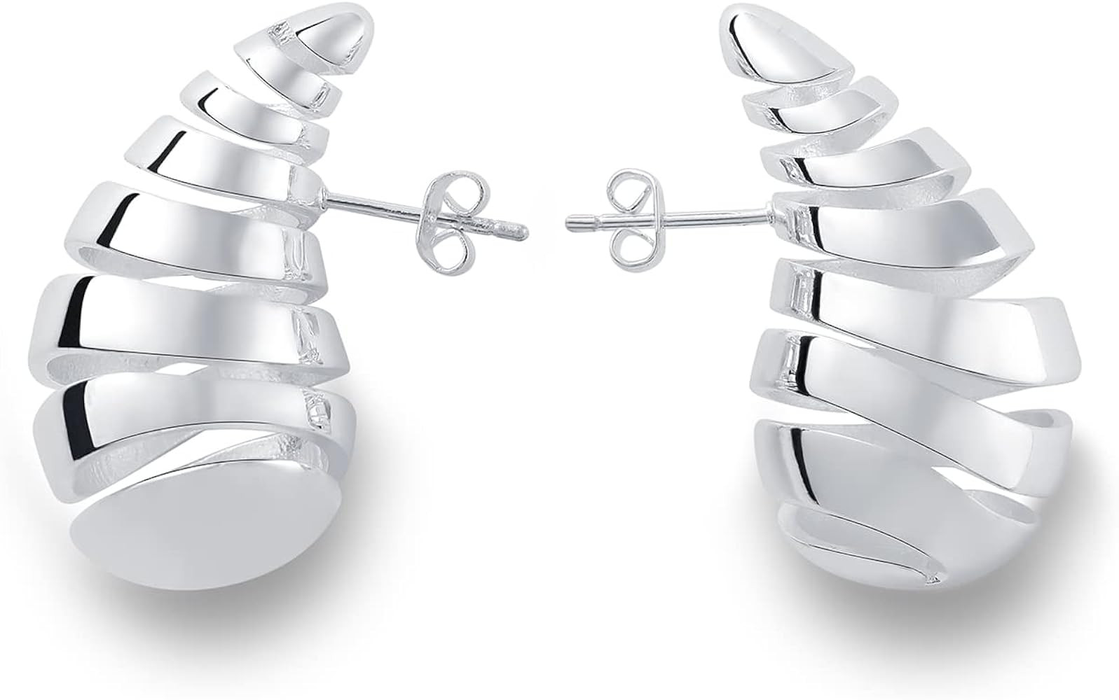 Apsvo Earring Dupes Chunky Gold Hoop Earrings for Women, Gold Plated Lightweight Drop Dangle Tear... | Amazon (US)