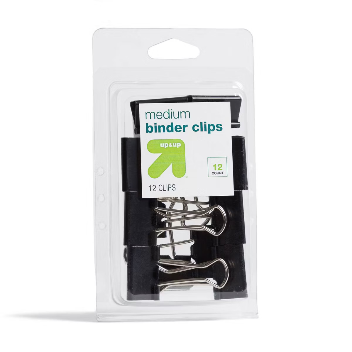 12ct Medium Binder Clips - up & up™ | Target