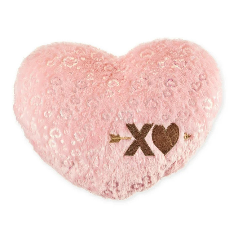 Way to Celebrate! Valentine's Day 19in Heart Soft Pillow, Pink - Walmart.com | Walmart (US)