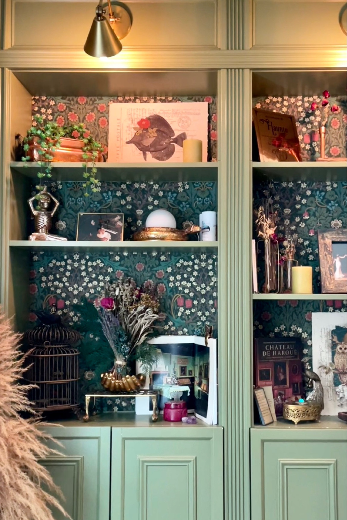 For those of you who asked about the wallpaper in our built ins! 🫶

#LTKhome