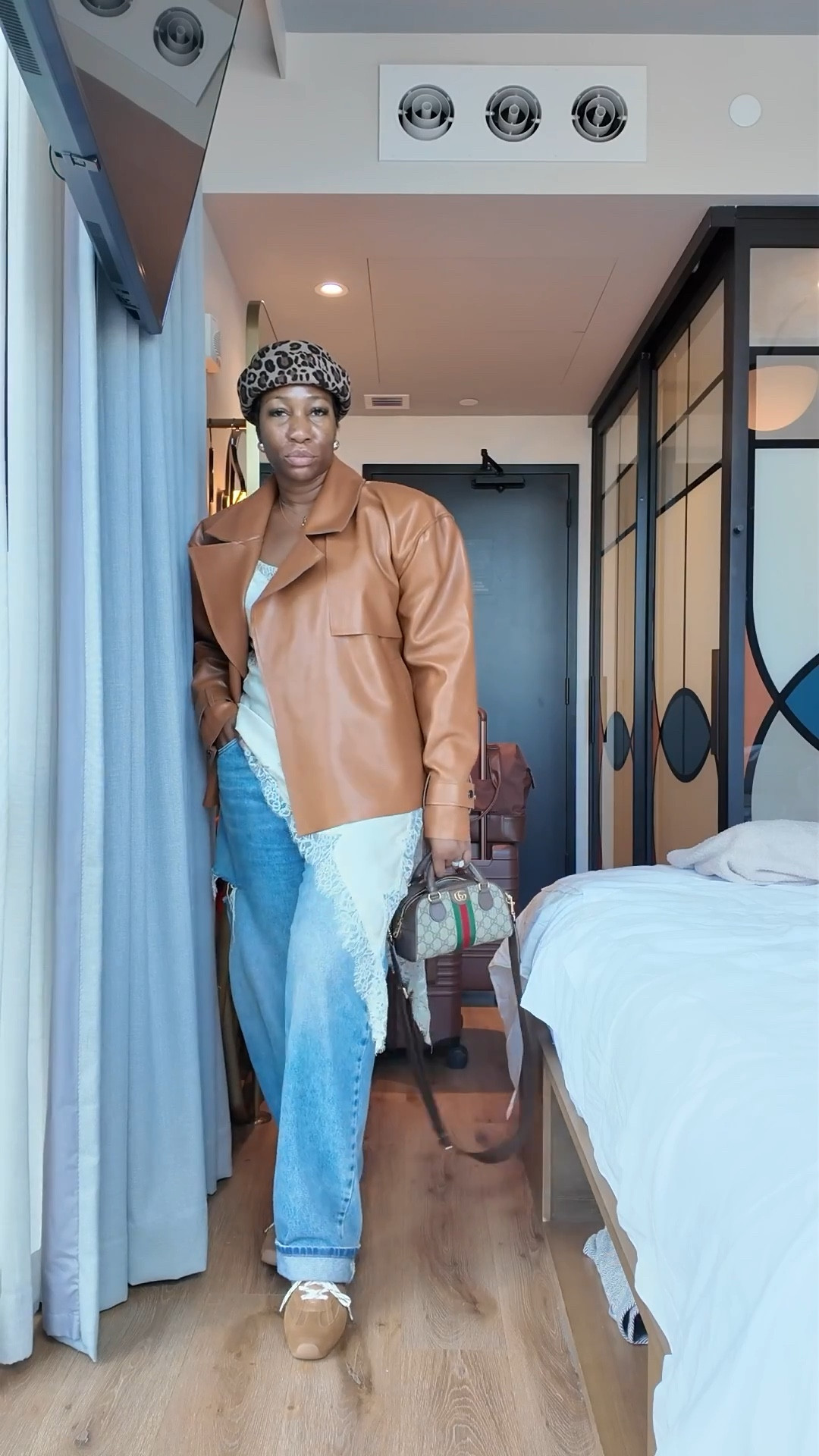 Forgot to share this fall outfit with you. Love it and will be wearing it again with heels. Will link one you can pair it with. 
Small jacket
Medium lace trim dress (will also link a top version)
Size 44 jeans
Sneakers True to size 
Hat is by Born to Roam on IG


Follow my LTK @KerrySpence_ on the @shop.LTK app to view this post and get my exclusive app-only content!

#liketkit #LTKOver40 #LTKSeasonal #LTKStyleTip
@shop.ltk
https://liketk.it/5qgwd