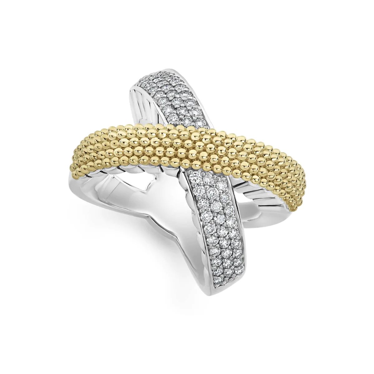 Caviar Lux X Gold Caviar Diamond Ring | LAGOS