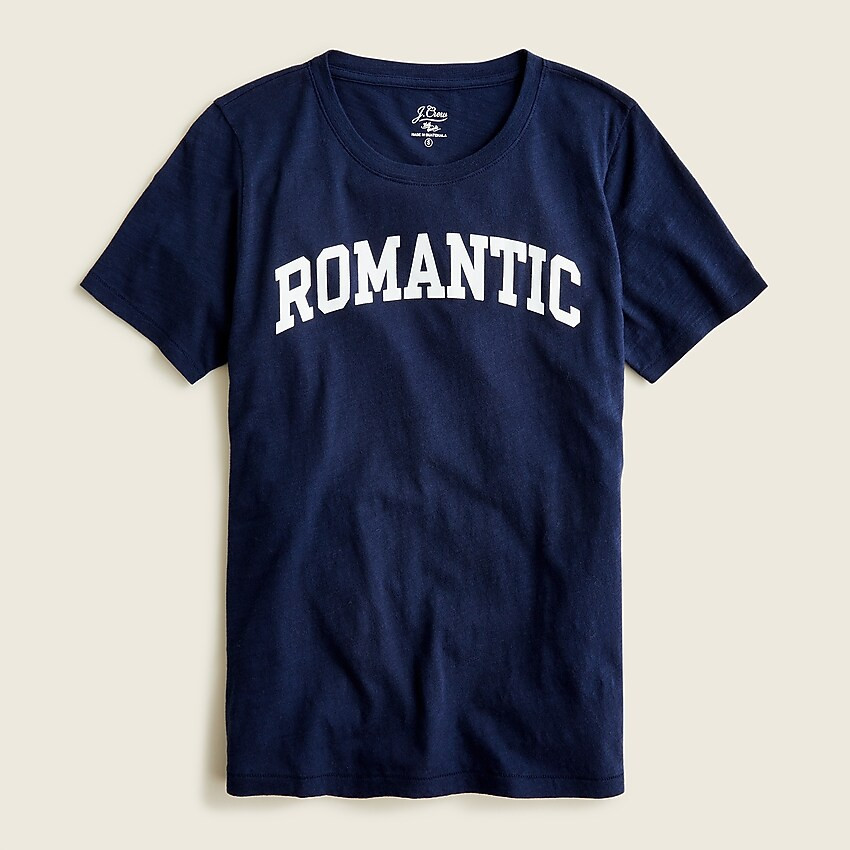 Vintage cotton "Romantic" crewneck T-shirt | J. Crew US