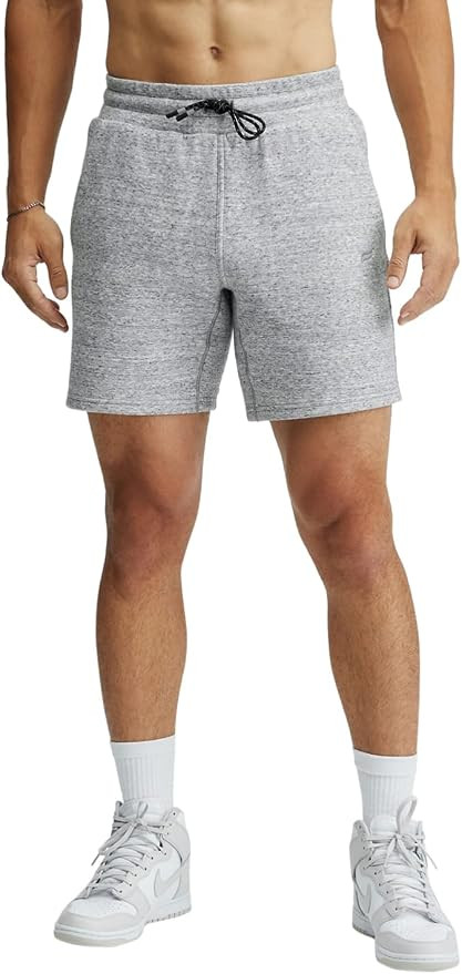 Fabletics Men's The Postgame Short, Lounge, Elastic Waist, Loose Fit, Casual, Comfortable, Cozy F... | Amazon (US)