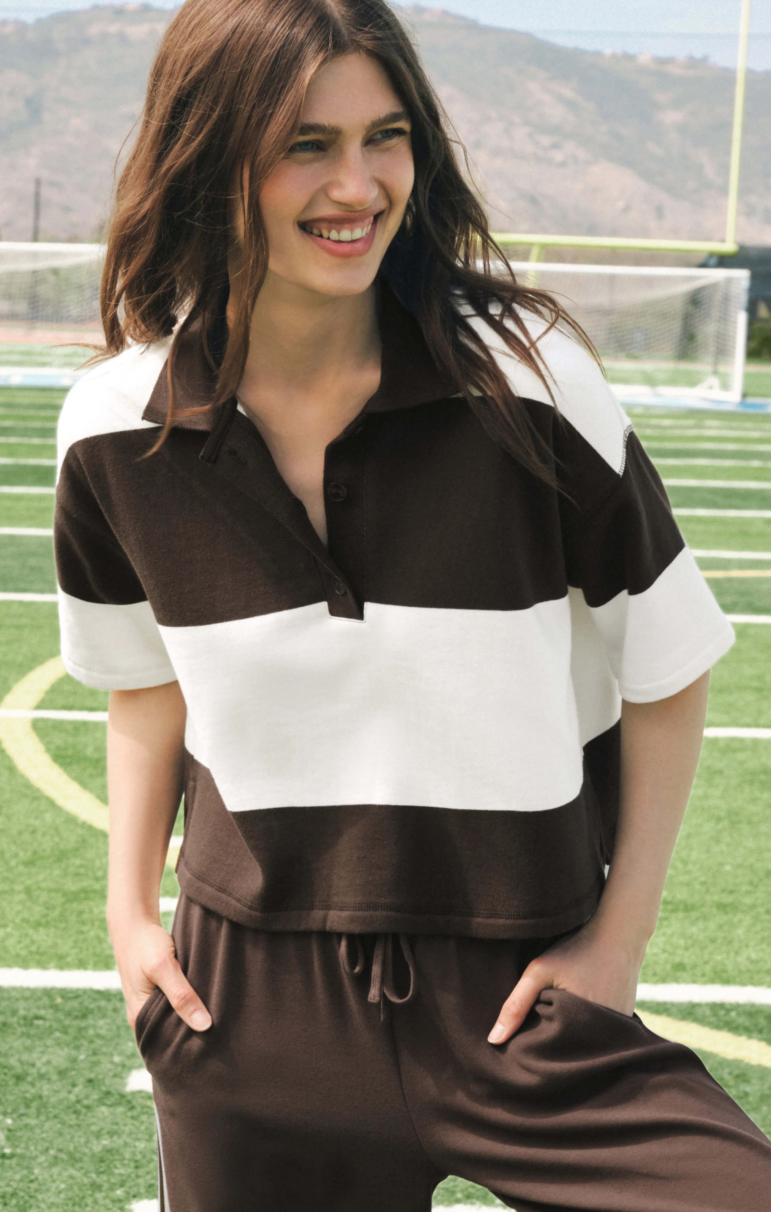Mariner Short Sleeve Polo - Dark Chocolate / Medium | Z Supply