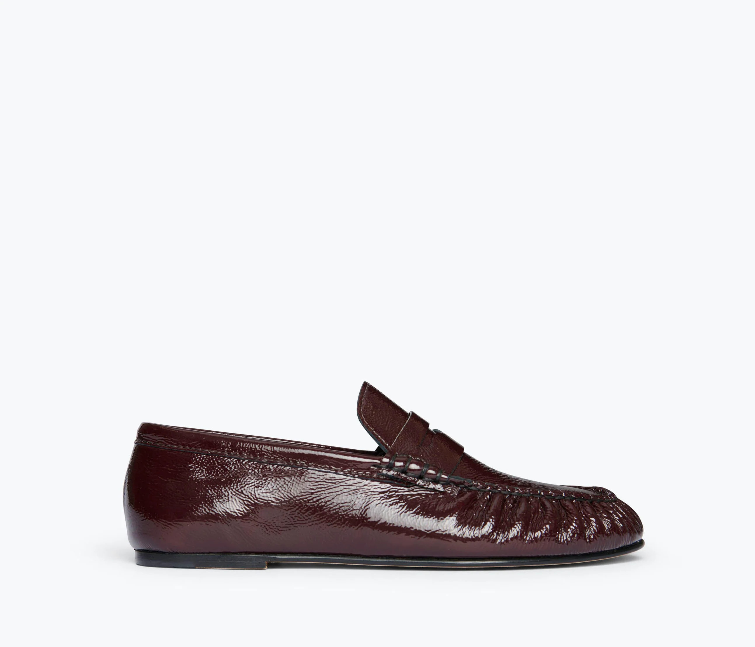 SYDNEY RUCHED PENNY LOAFER | Frēda Salvador