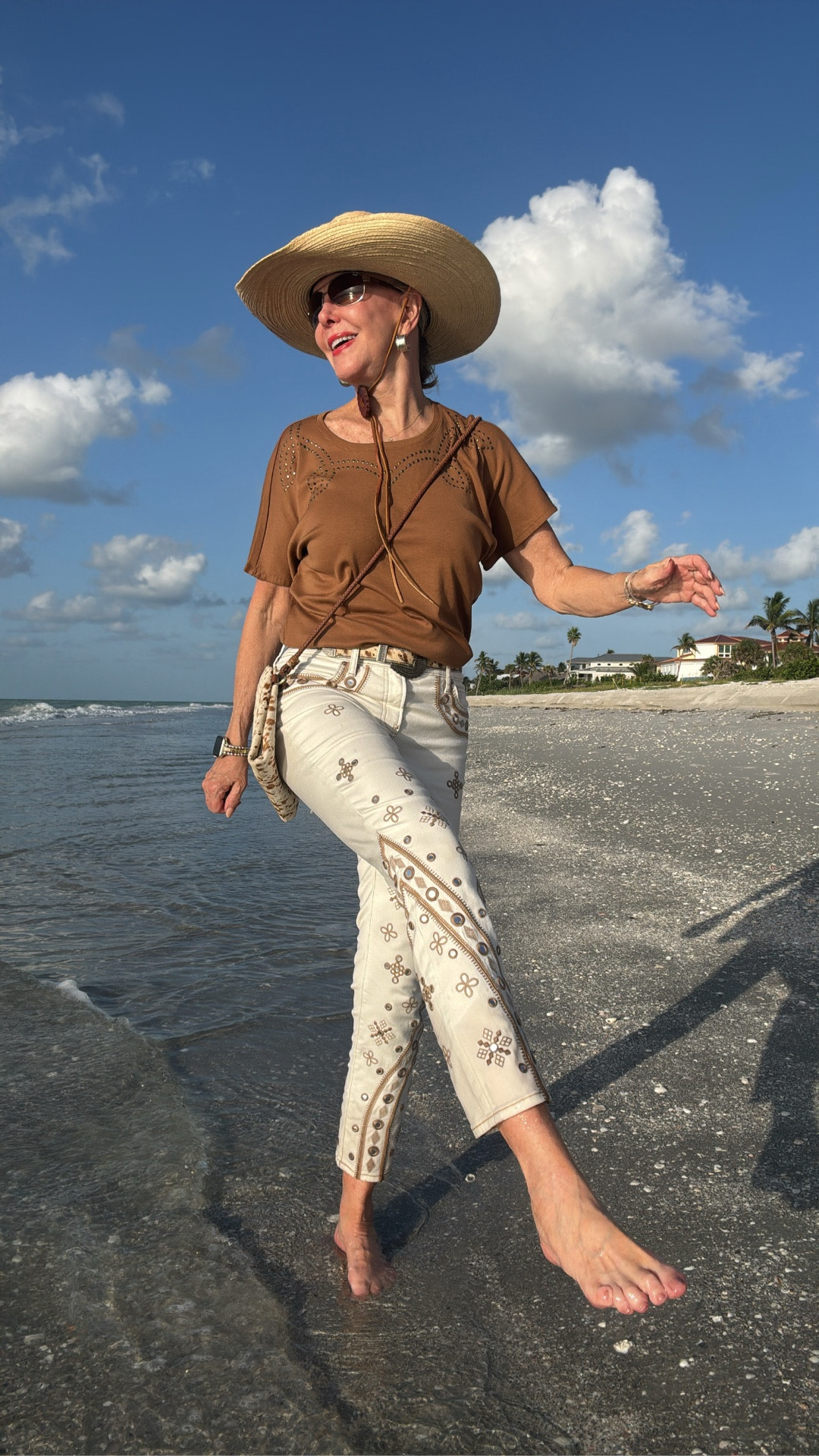 These jeans are iconic. I get so many compliments. At 58% off you can snag them for your next vacation or for  winter or spring outfit. Add a chunky white sweater for colder weather 

#LTKFindsUnder100 #LTKSaleAlert #LTKOver40