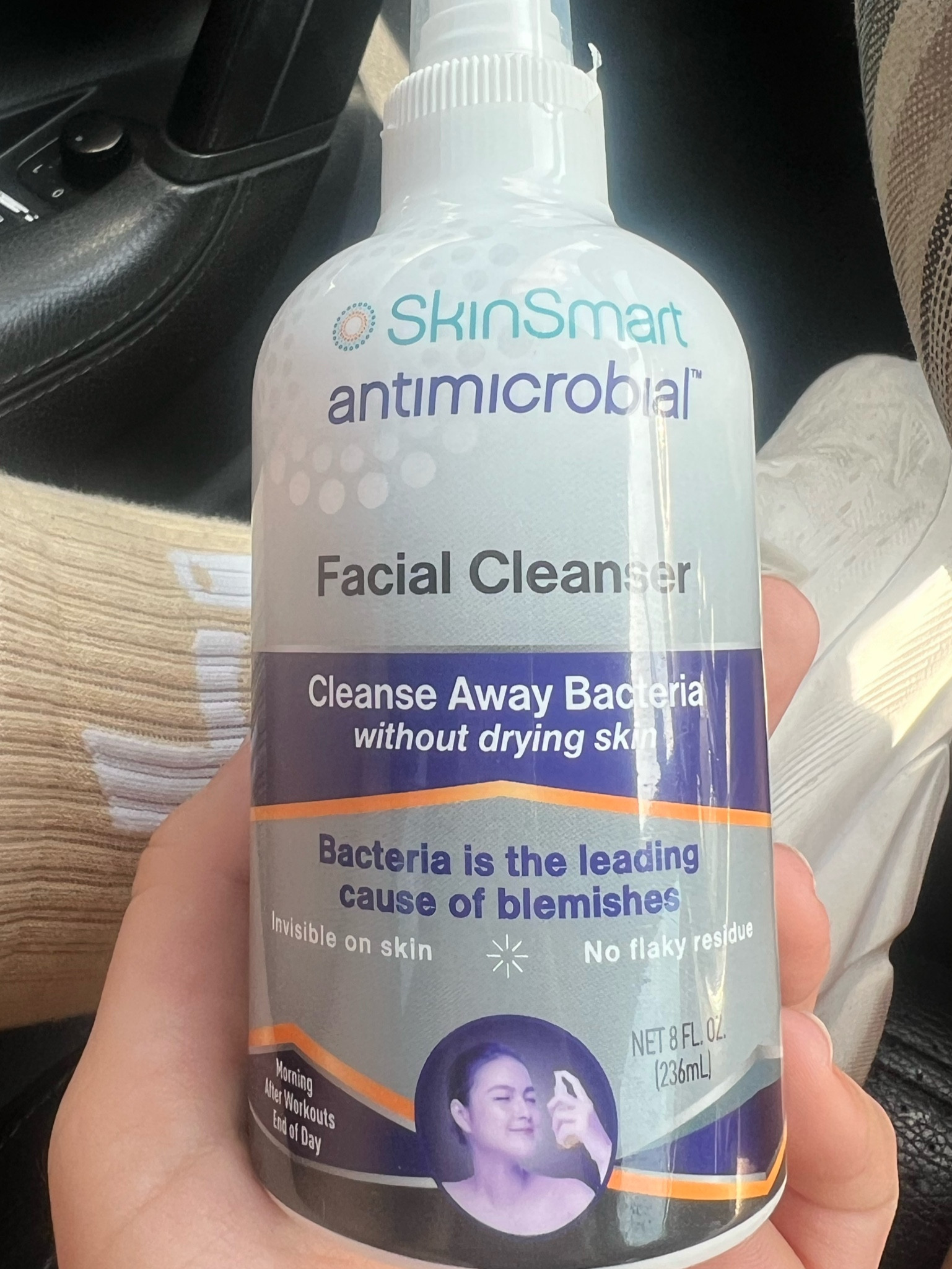 After gym skincare anti microbial spray. Spray cleanser & travel size. 
Amazon find. 
Good to use throughout the day. Gentle on sensitive skin! 

#LTKSwim #LTKFitness #LTKTravel