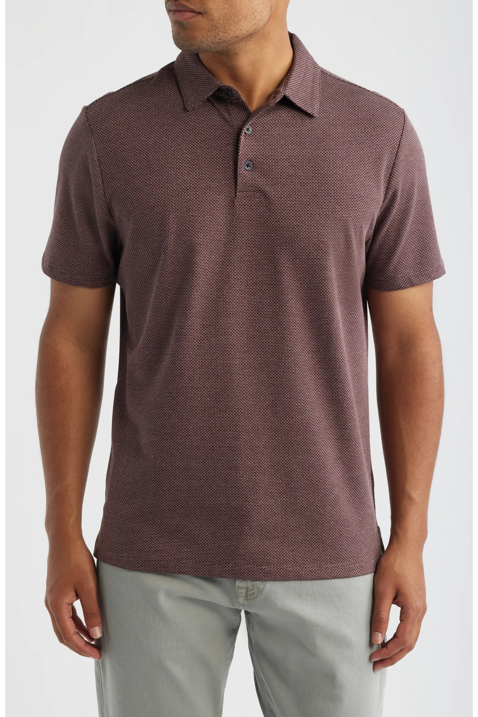 Robert Barakett Keyes Jacquard Knit Polo (Men) | Nordstrom | Nordstrom