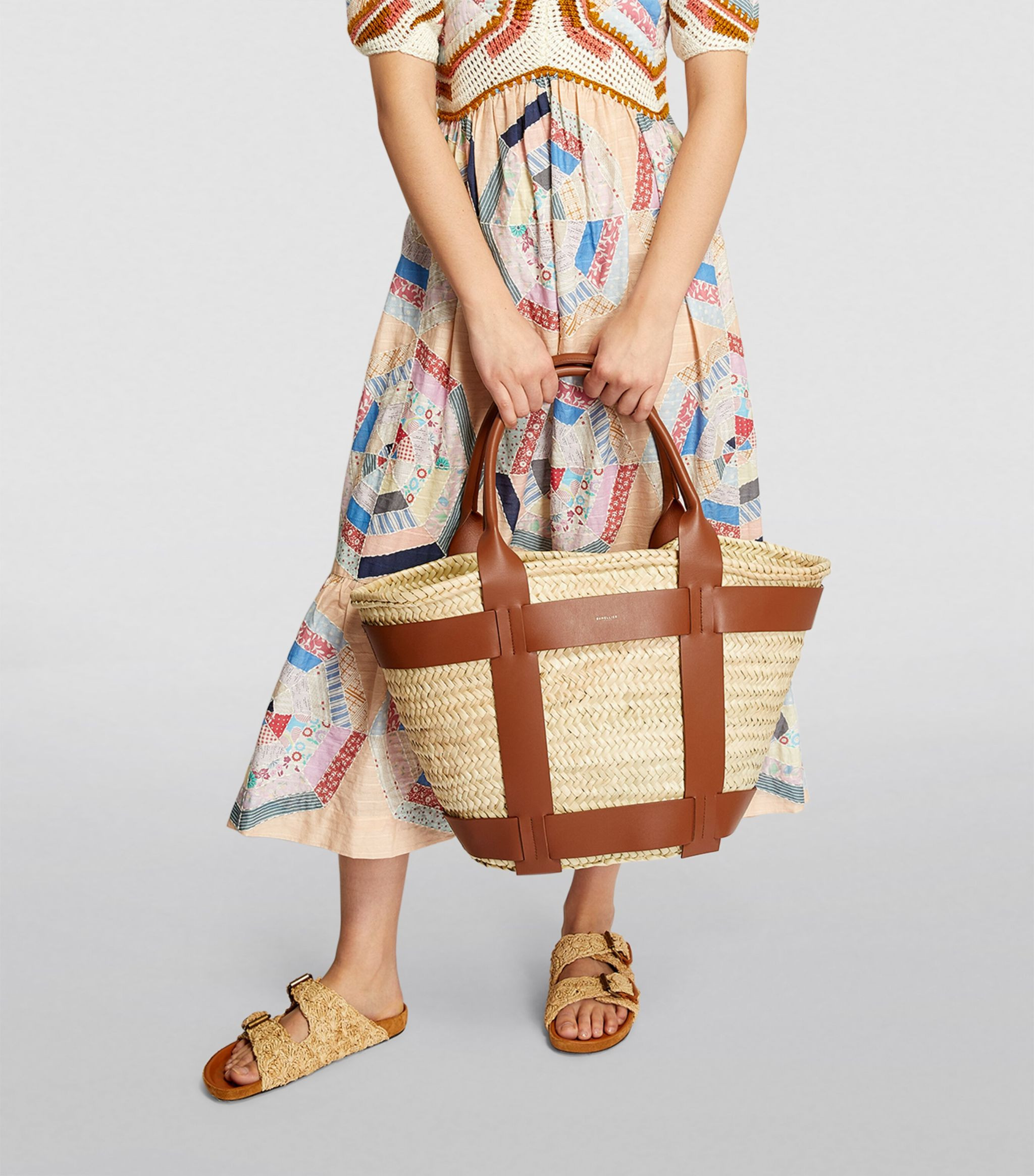 Maxi Raffia Santorini Tote Bag | Harrods