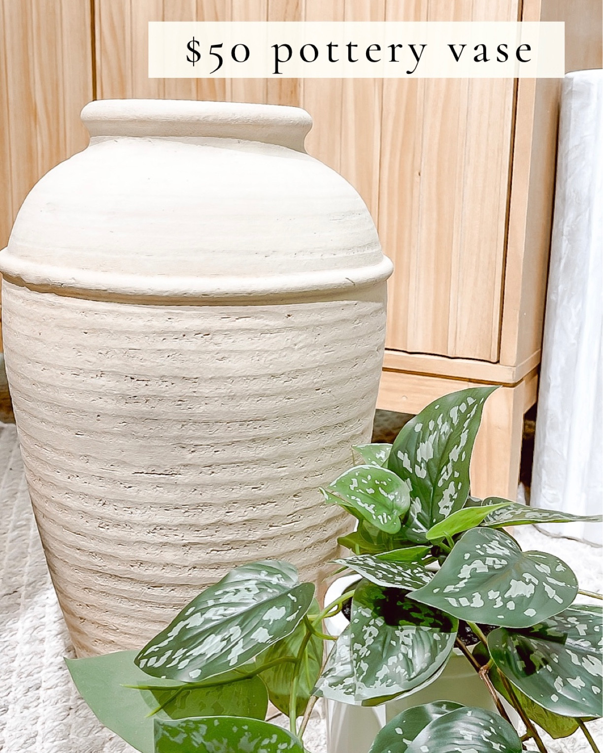 This gorgeous vintage inspired pottery vase is only $50 🌿 such a substantial size for your favorite floral stems! 

#LTKSeasonal #LTKstyletip #LTKhome