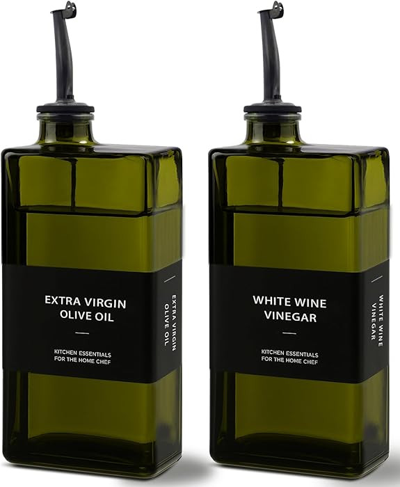 Olive Oil Dispenser Bottle for Kitchen 16.9oz, UV-Blocking Oil and Vinegar Dispenser Set, Soy Sau... | Amazon (US)