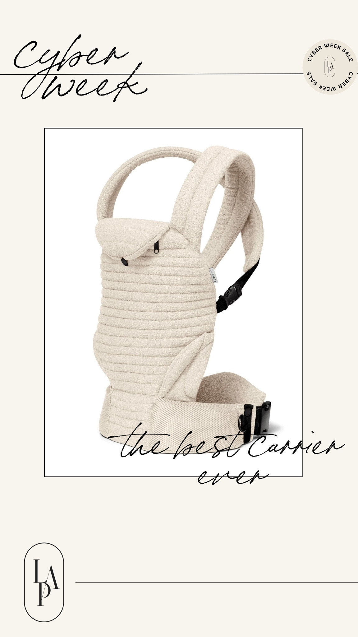 25% off the best carrier ever

#LTKSaleAlert #LTKCyberWeek