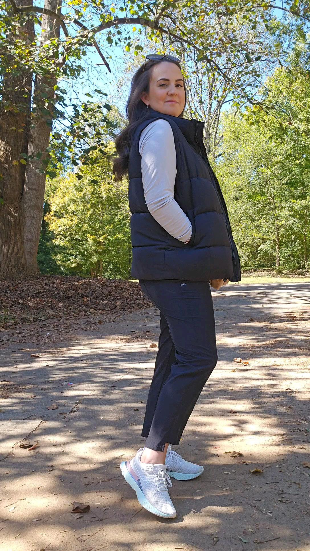 Casual golf OOTD for the first golf tournament I played in over the weekend! My top and vest are both 50% off right now, and I linked similar pants and shoes since mine are both sold out! ⛳️ #golfattire #womensgolfclothes womens golf, women's golf clothes,   golf ootd, what to wear to a golf tournament

#LTKActive #LTKSaleAlert #LTKMidsize