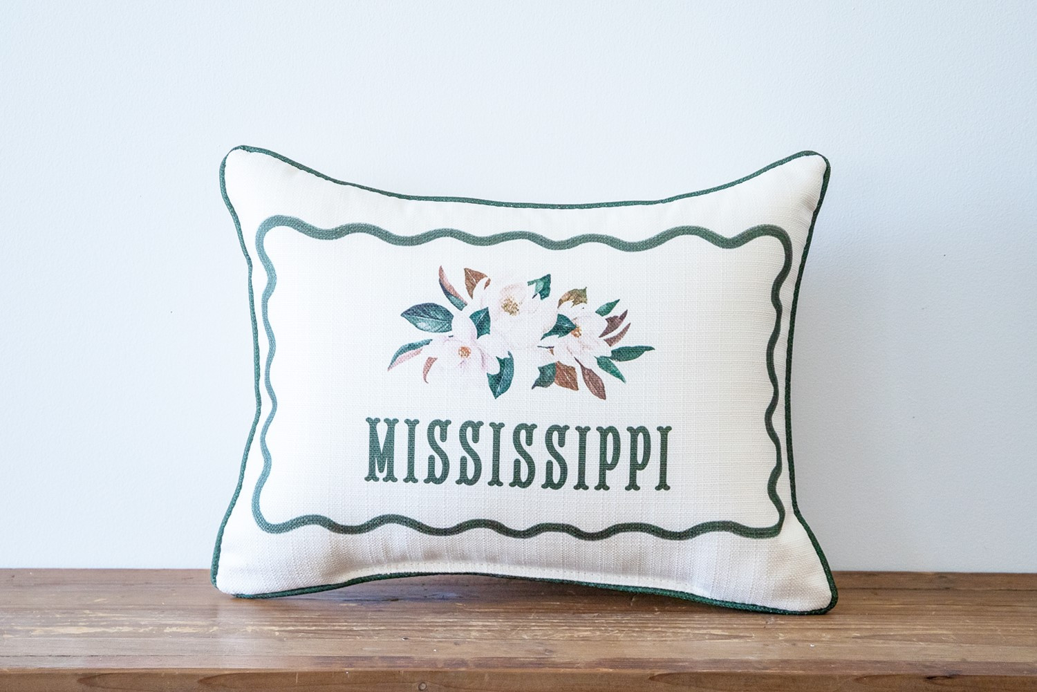 Magnolia State Wiggle Pillow | Little Birdie | Little Birdie