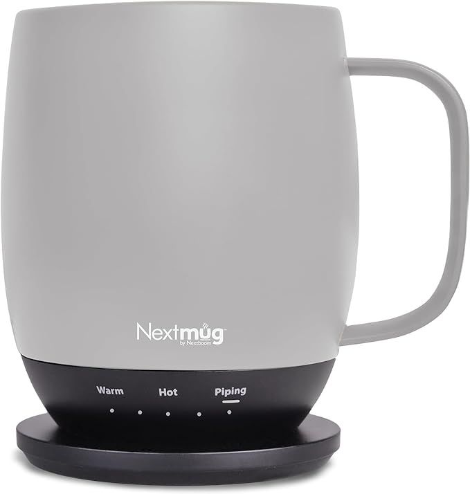 Nextmug - Temperature-Controlled, Self-Heating Coffee Mug (Almond 14 oz.) | Amazon (US)