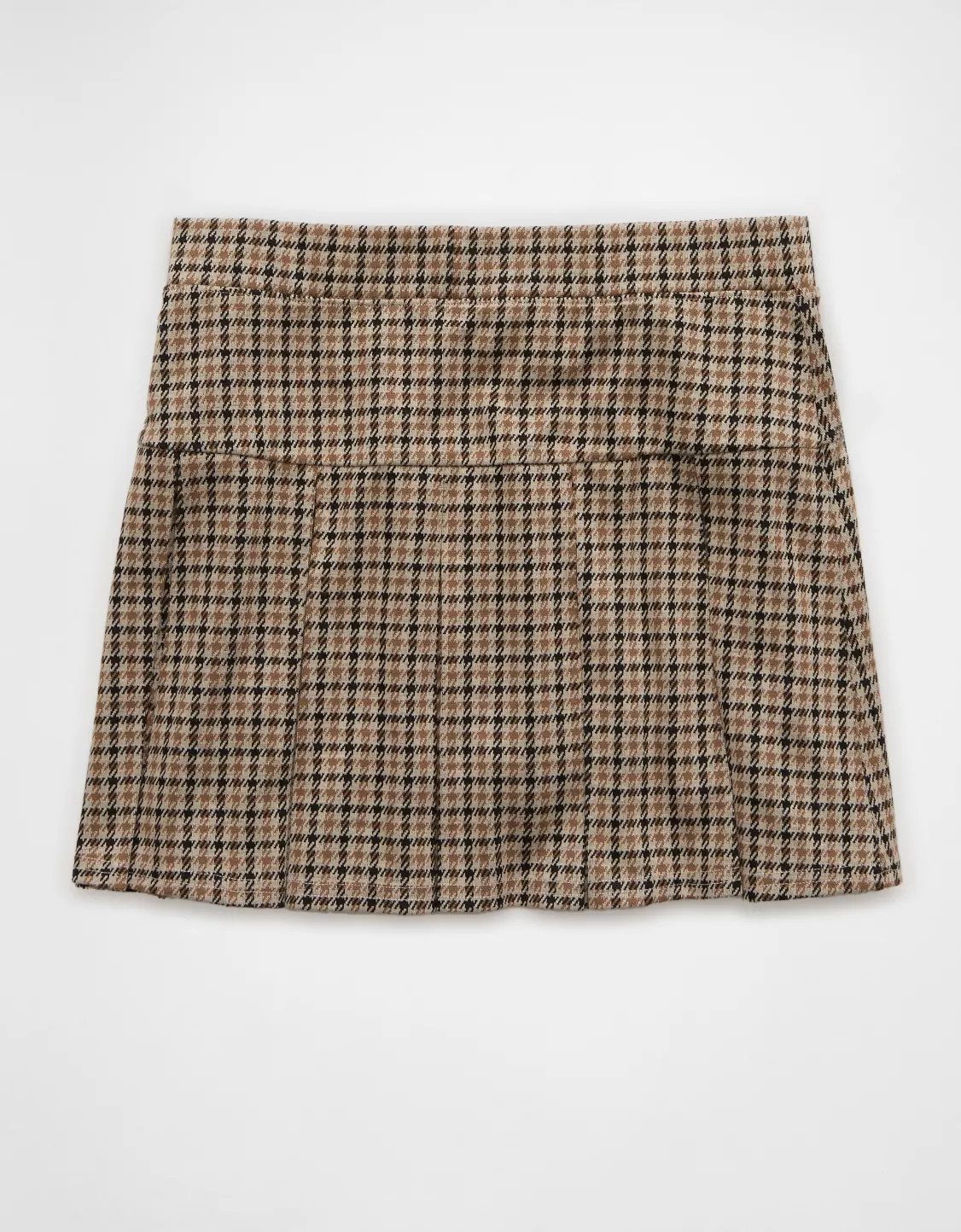 AE Pleated It Knit Plaid Skort | American Eagle Outfitters (US & CA)