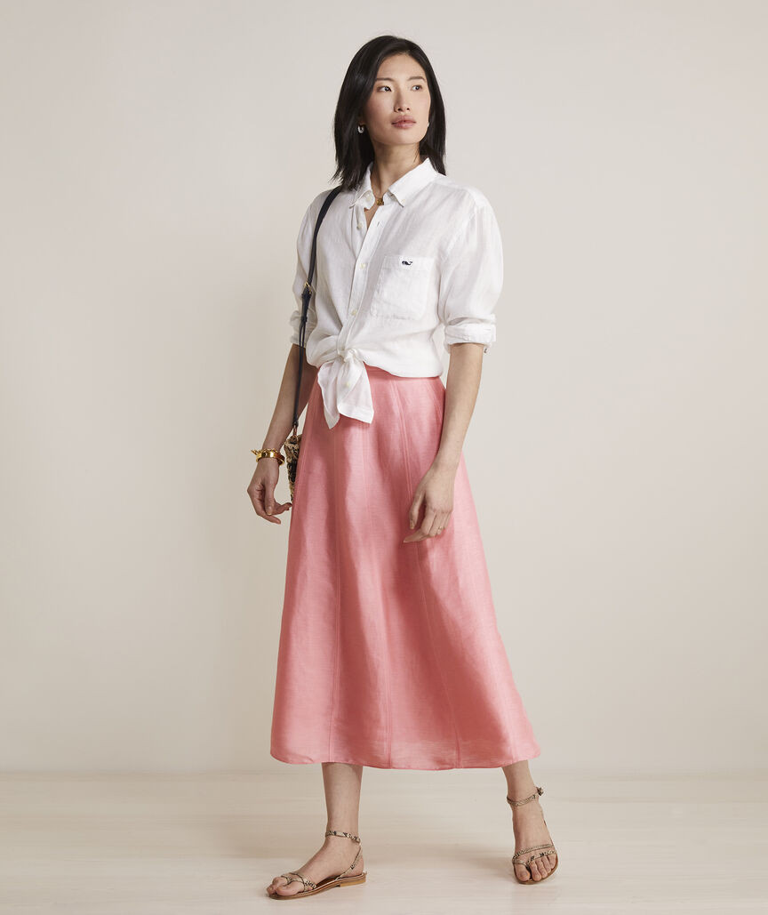 Paneled Midi Skirt | vineyard vines
