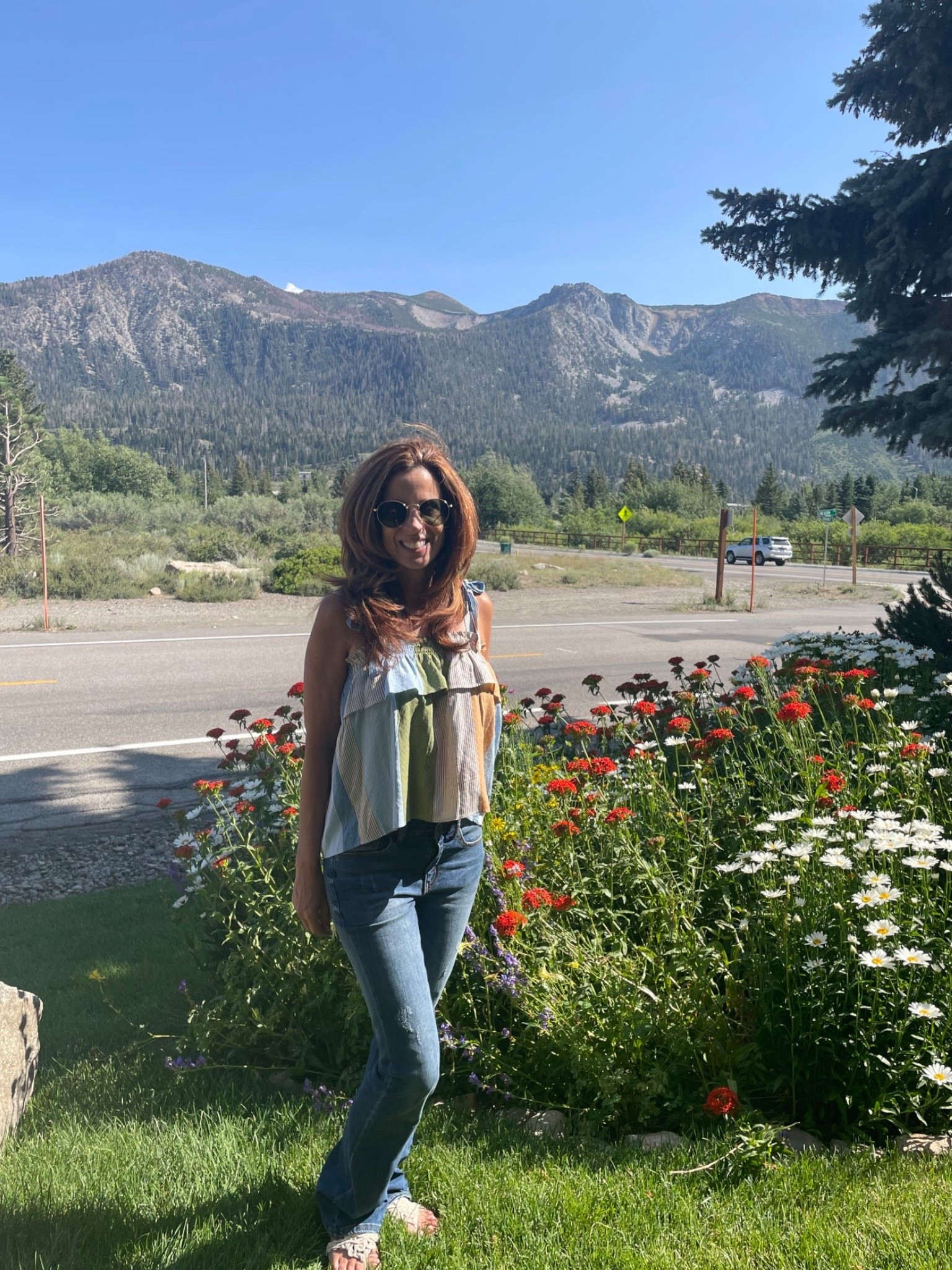 Jeans  with Sandals and a Cute Top are always in style and comfortable to wear 🩵

#LTKStyleTip #LTKPetite #LTKFindsUnder100