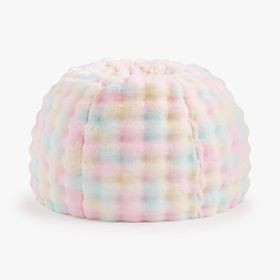 Marshmallow Faux Fur Tie-Dye Bean Bag Chair Collection | Pottery Barn Teen