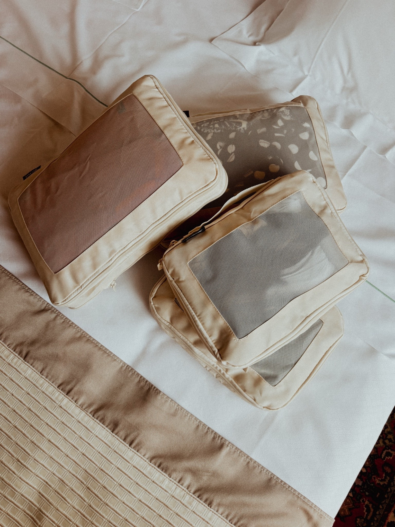 Compression packing cubes.

#LTKTravel