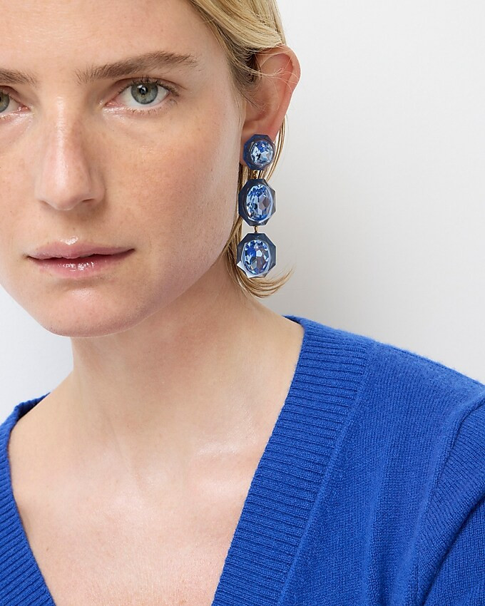 Sparkly drop earrings | J. Crew US