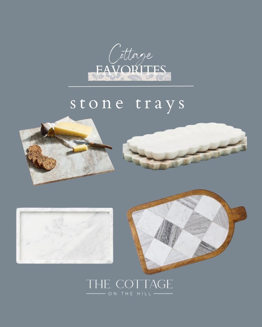 Here are some of my favorite stone trays 

#LTKHome