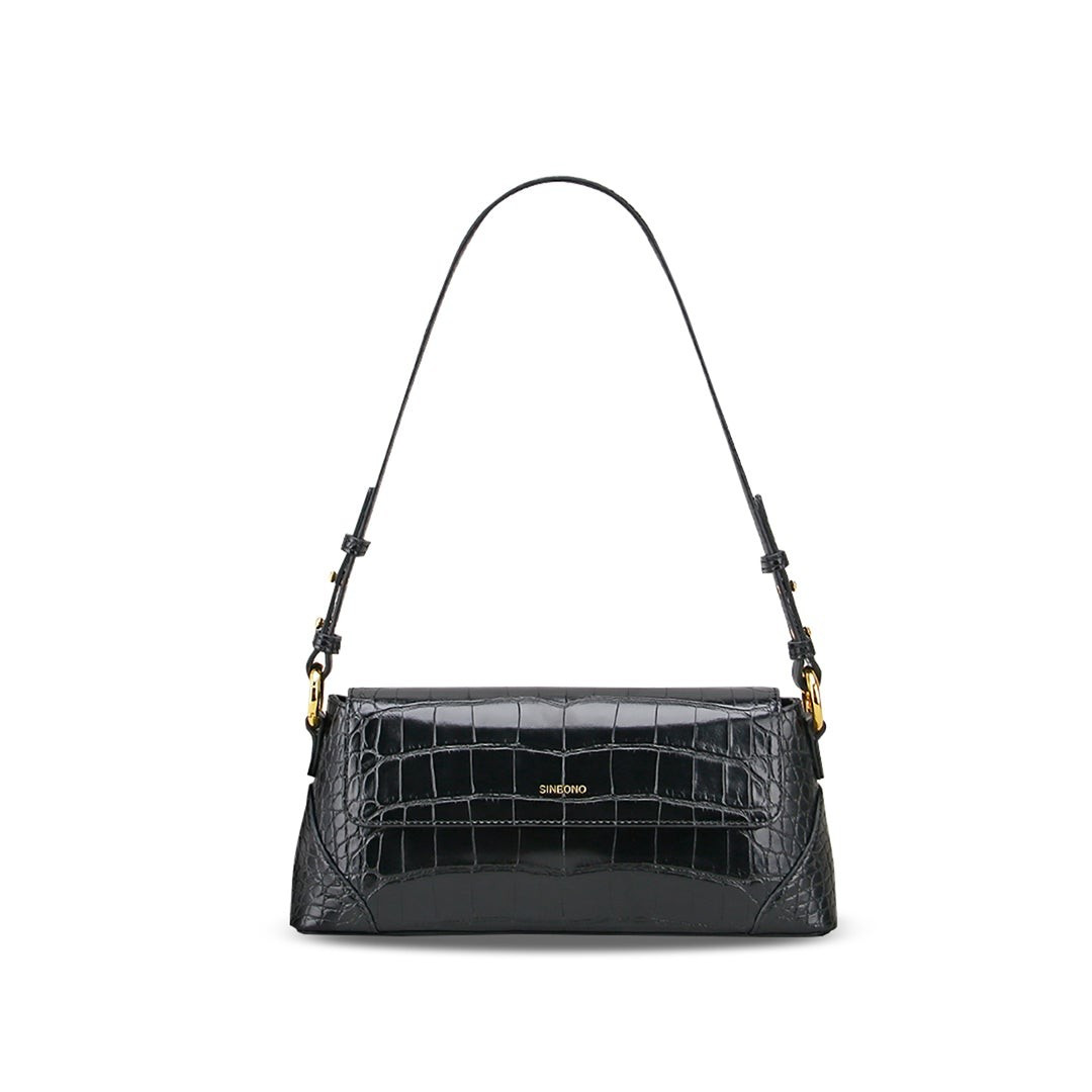 Amelia Shoulder Bag - Black | SINBONO INC.