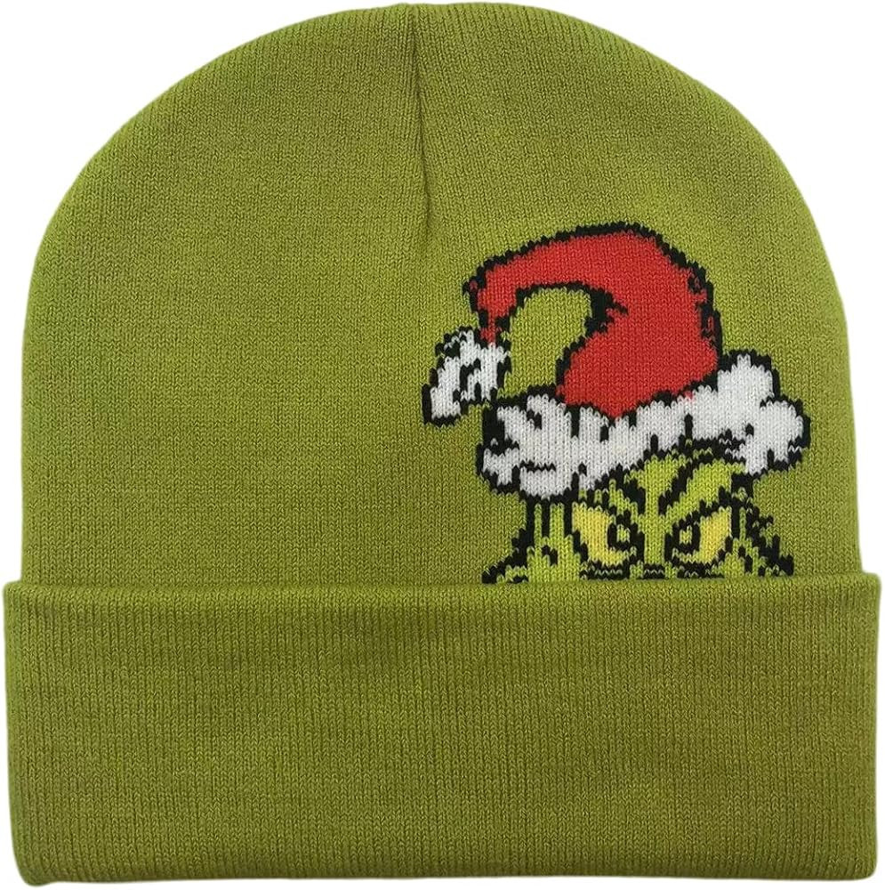 Bioworld Dr. Seuss The Grinch Who Stole Christmas Hat Character Cuff Beanie Cap Licensed New | Amazon (US)