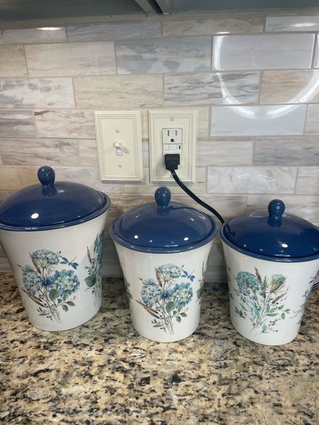 Hydrangea canisters from my Amazon home finds video! Perfect for cottage core or grandmillennial style

#LTKFind #LTKhome