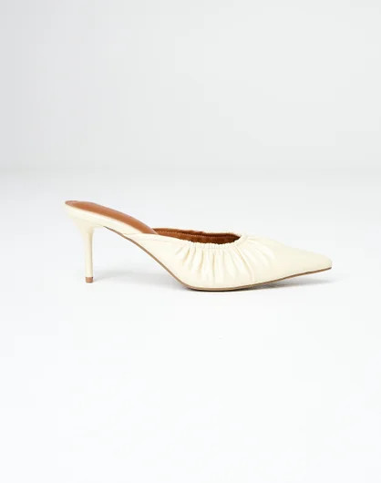 Gathered Pointed Toe Kitten Heel | Glassons (Australia)