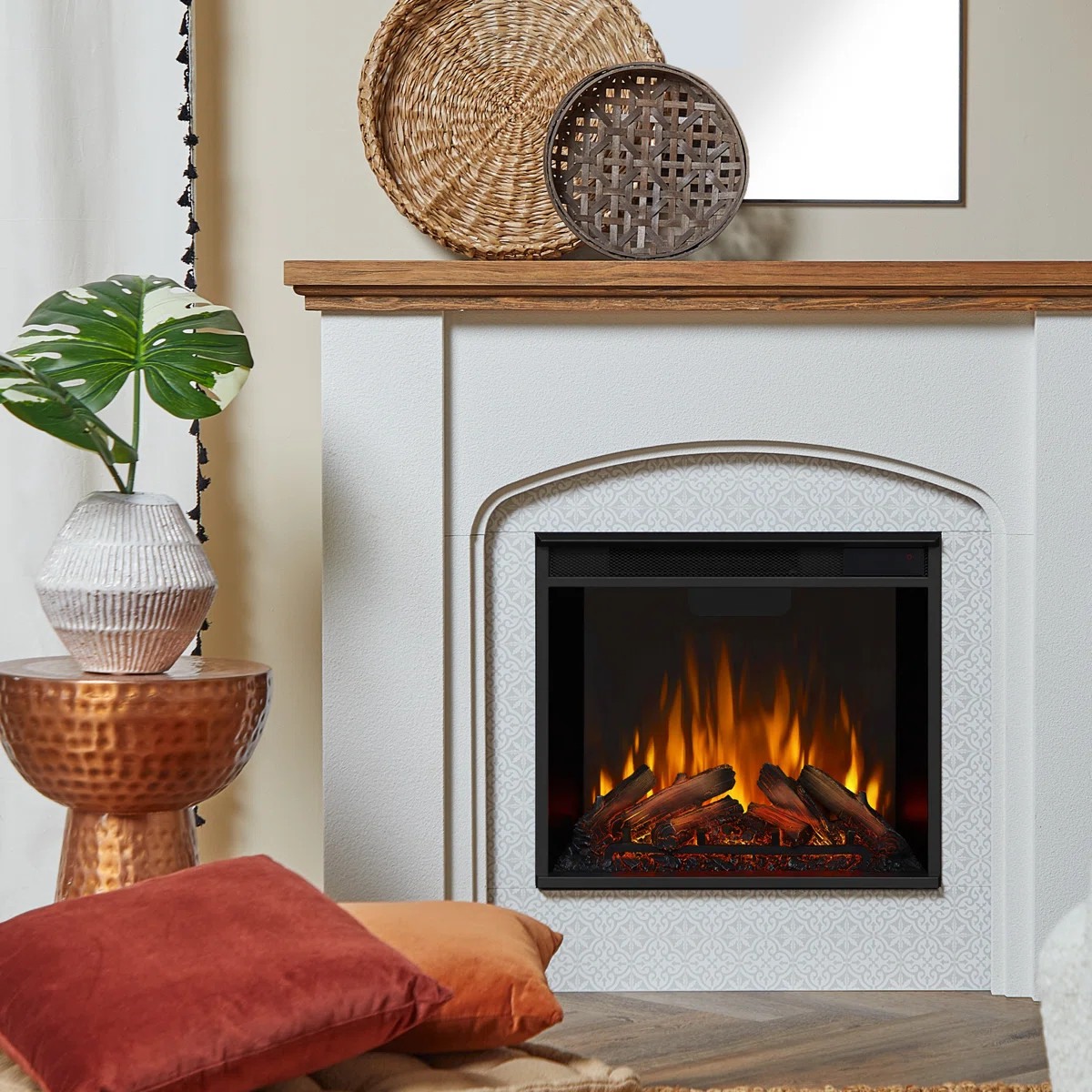 Real Flame Anika 49" Electric Fireplace with Reversible Surround by Real Flame & Reviews | Wayfai... | Wayfair North America