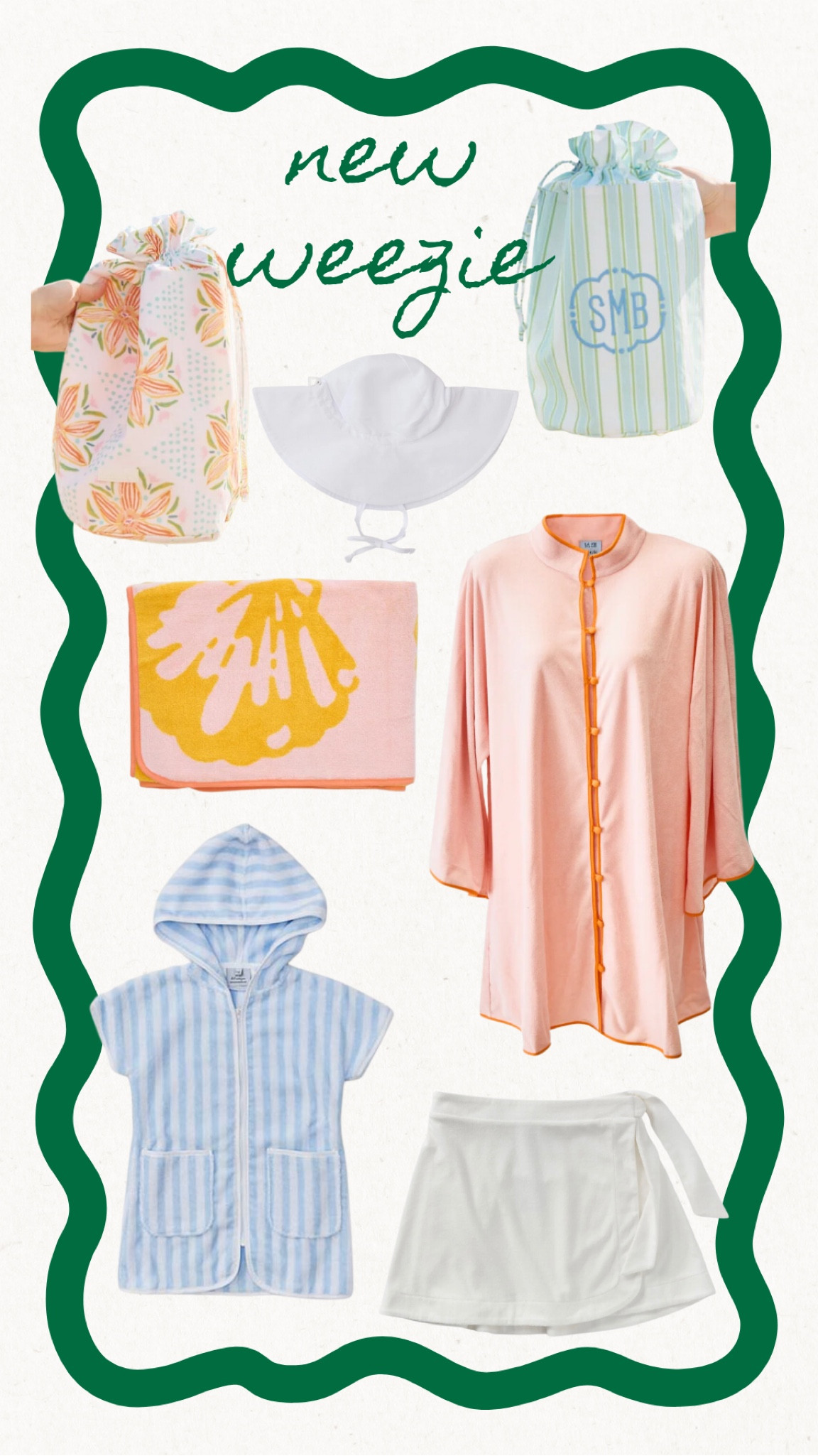 New summer Weezie towel drop! Kaftan, bikini bags, toddler sun hat and coverup! 

#LTKMostLoved #LTKSwim #LTKKids