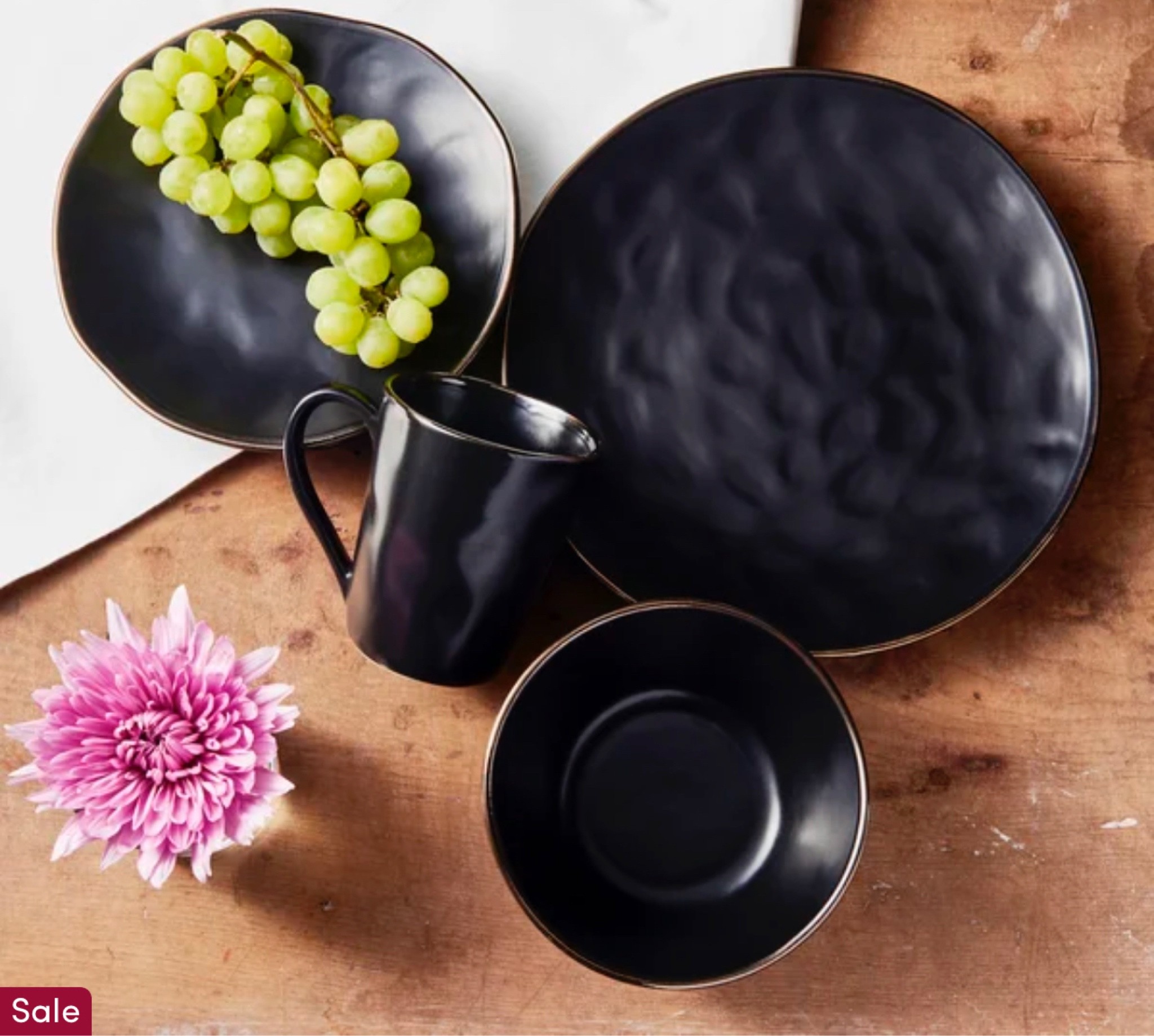 Wayday sale - black dinnerware set 

#LTKSeasonal #LTKHoliday #LTKhome