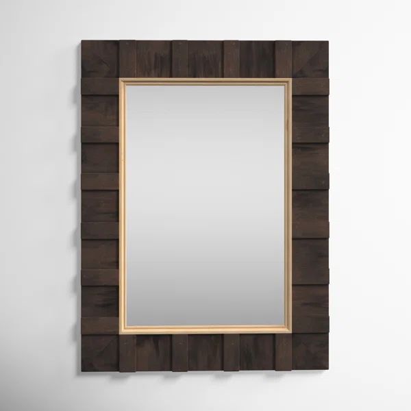 Suzanne Rectangle Wood Wall Mirror | Wayfair North America