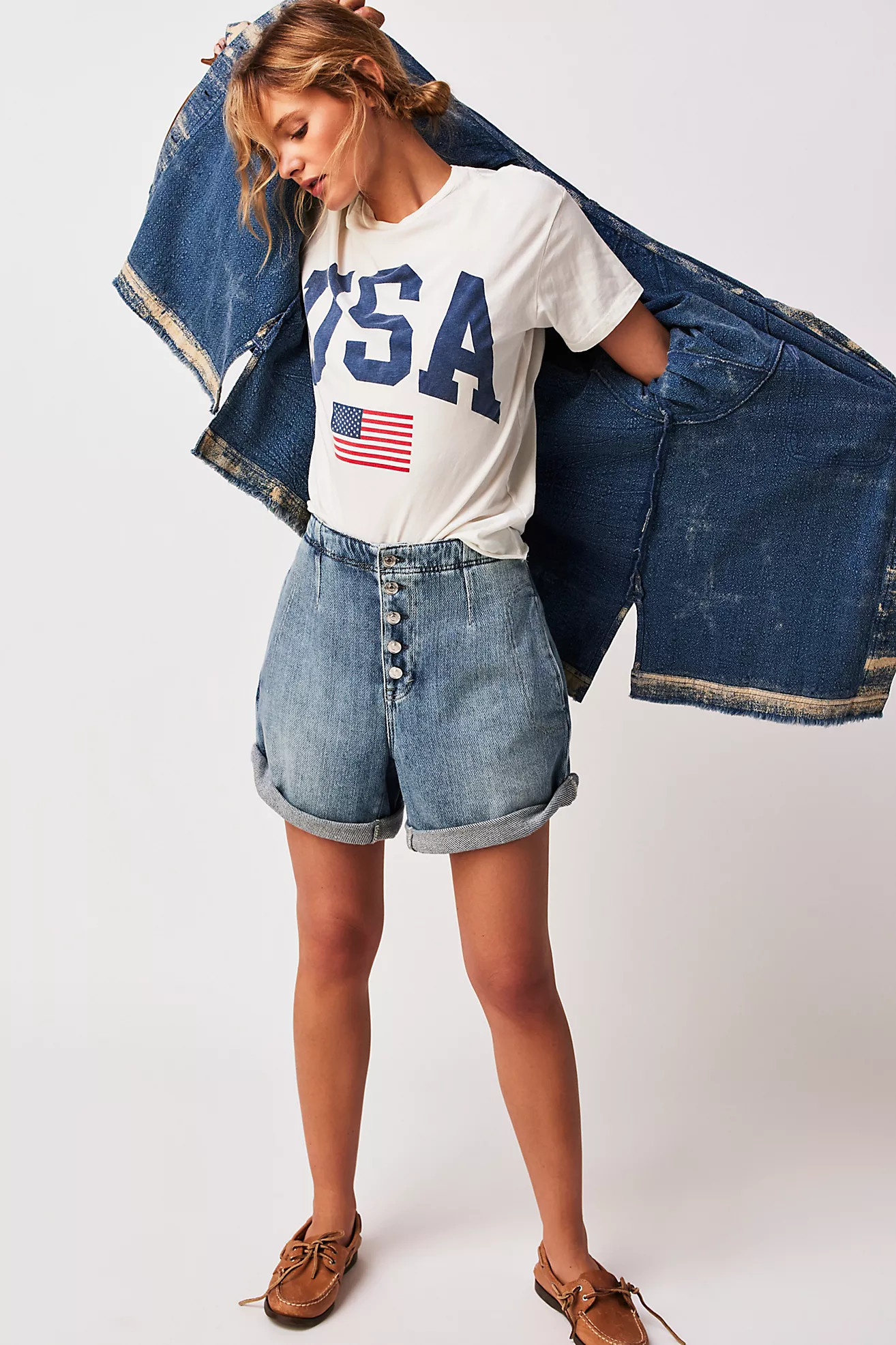 We The Free Osaka Relaxed Shorts | Free People (Global - UK&FR Excluded)