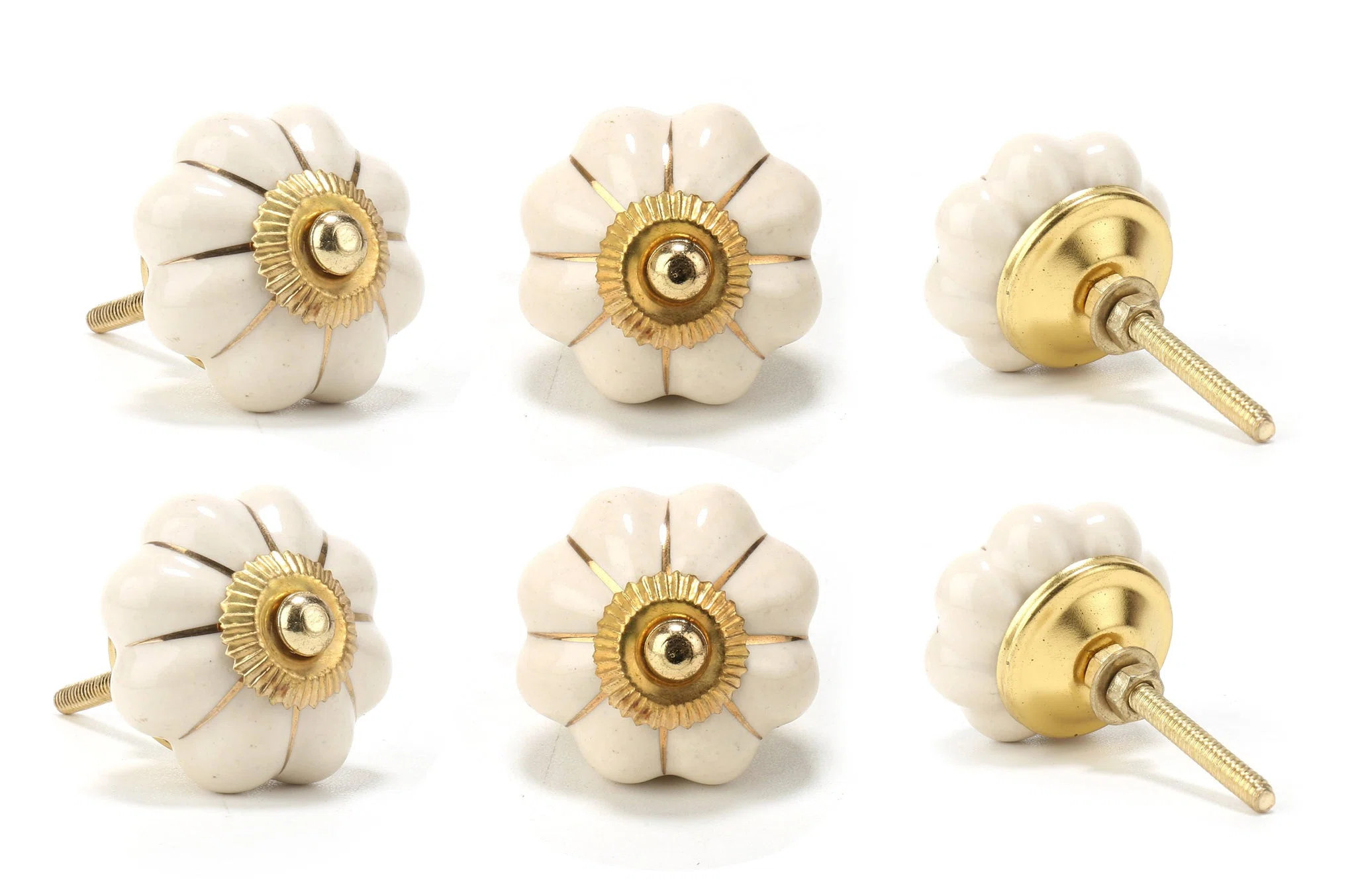 1.57" Length Flower Novelty Knob Multipack (Set of 6) | Wayfair North America