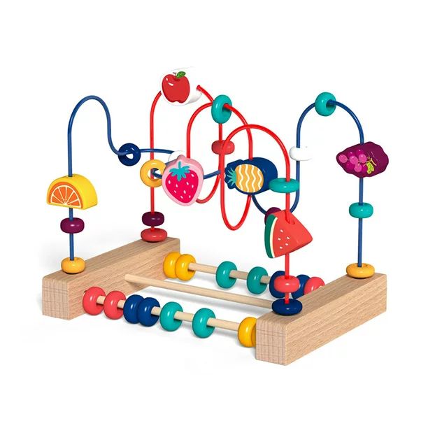 Kids Wooden Fruit Bead Maze Activity Educational Puzzle Game Toy - Walmart.com | Walmart (US)
