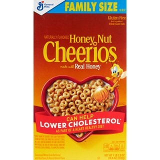 Honey Nut Cheerios Cereal, Family Size, 18.8 OZ | CVS Health