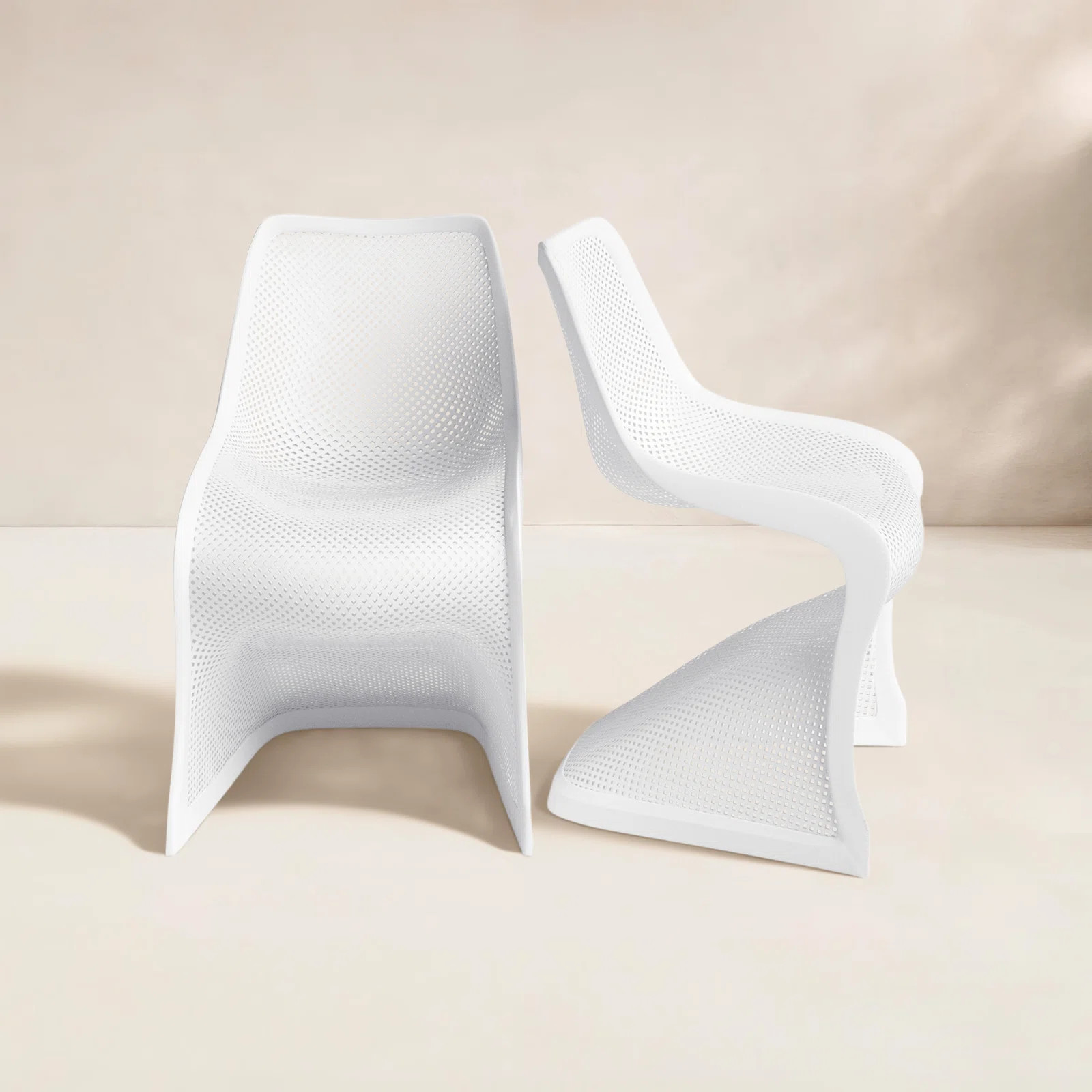 Spector Stacking Patio Dining Side Chair (Set of 2) | AllModern