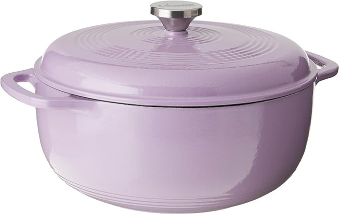 Lodge Enameled Dutch Oven, 6 Qt, Lilac | Amazon (US)