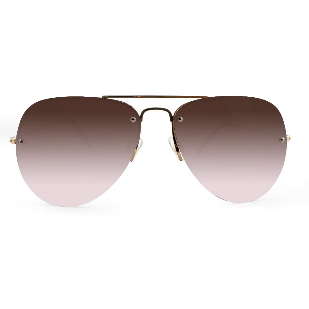 Women' Rimle Aviator unglae - A New Day™ | Target