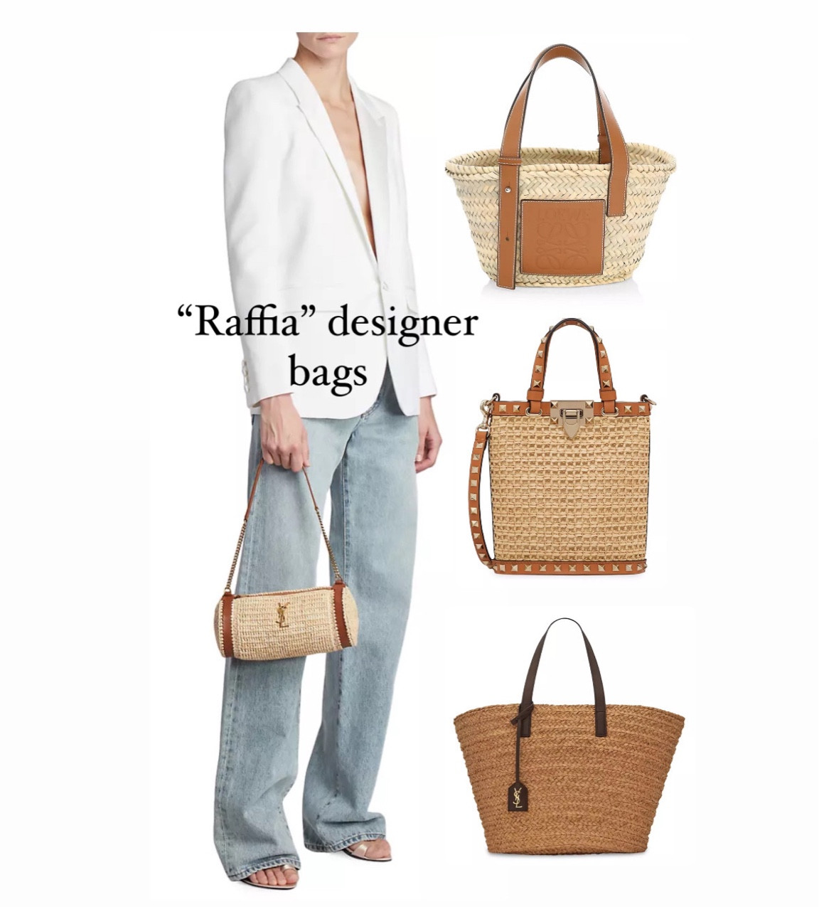 “Raffia” designer bags under $2200… a must in every spring/summer wardrobe 

#LTKSeasonal #LTKstyletip #LTKitbag