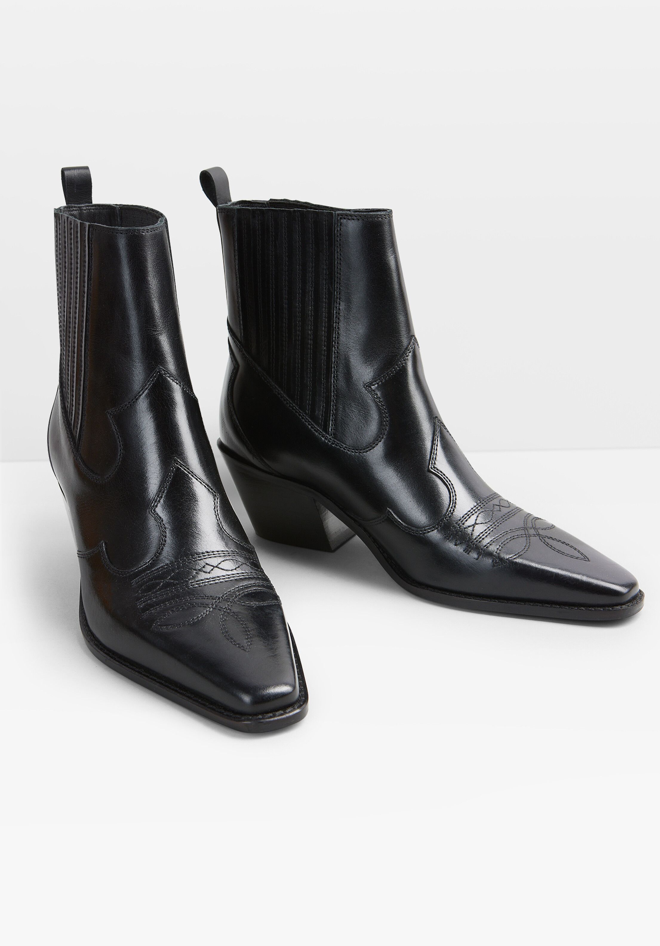 Kendall Leather Western Boots | Hush UK