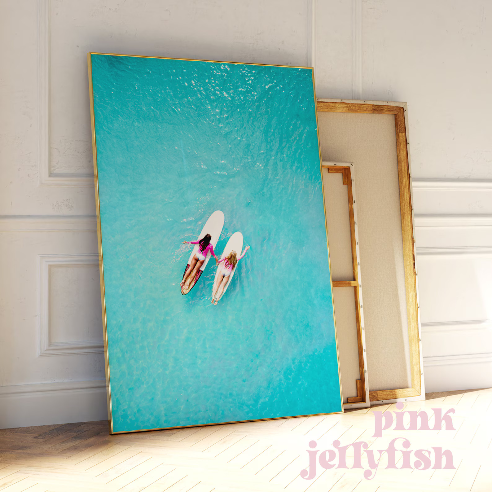 Aerial Surfers Beach Print, Surf Print, Coastal Cowgirl, Surfing Printable Wall Art, Beach House ... | Etsy (US)