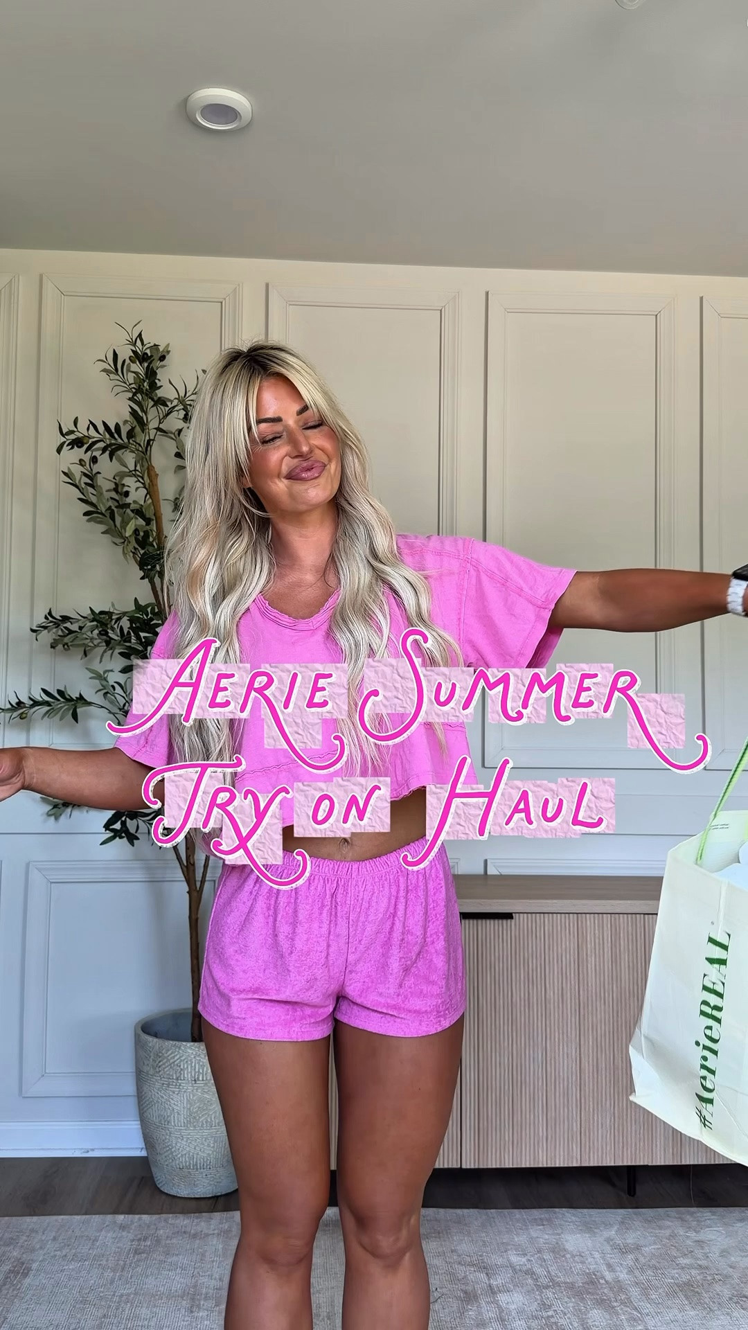 @Aerie is that girl for summer 🙌🏼🌺🤌🏼
Small in all tops. 
Extra small in white pants. 
Medium in blue biker shorts
Small in yellow shorts
Medium in pink shorts

Aerie haul, aerie summer outfits, affordable summer outfits, mom outfit, easy and cute outfit. Matching sets. Summer style. Summer dress. Aerie haul, Aerie on sale, Aerie summer sale, Aerie sale finds, Aerie try on haul, Aerie summer outfits, Aerie comfy clothes, Aerie loungewear haul, Aerie matching sets, Aerie sweat set, Aerie mom outfits, Aerie everyday basics, OFFLINE by Aerie, Aerie leggings, Aerie activewear, Aerie cozy haul, Aerie new arrivals, Aerie affordable fashion, Aerie summer lounge sets, Aerie soft essentials, casual mom style, comfy summer outfits, cute errand outfit, viral Aerie finds, Aerie haul 2026, Aerie sale shopping, summer neutral outfits, easy mom outfits, throw on and go outfits, cozy girl aesthetic

#LTKootd #LTKPetite #LTKmomlife
