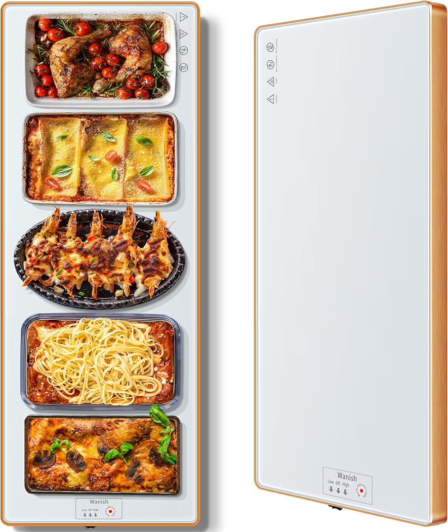 Electric Warming Tray (Extra Long 40"x12")，Food Warmers for Parties Buffet with Thermostat & Fu... | Amazon (US)