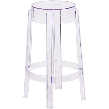 Modway Casper Modern Acrylic Counter Bar Stool in Clear - Fully Assembled | Amazon (US)